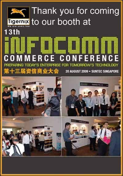 Participants appreciate Tigernix at 13th Annual Infocomm Commerce Conference