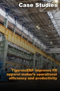 TigernixERP improves FR apparel maker’s operational efficiency and productivity