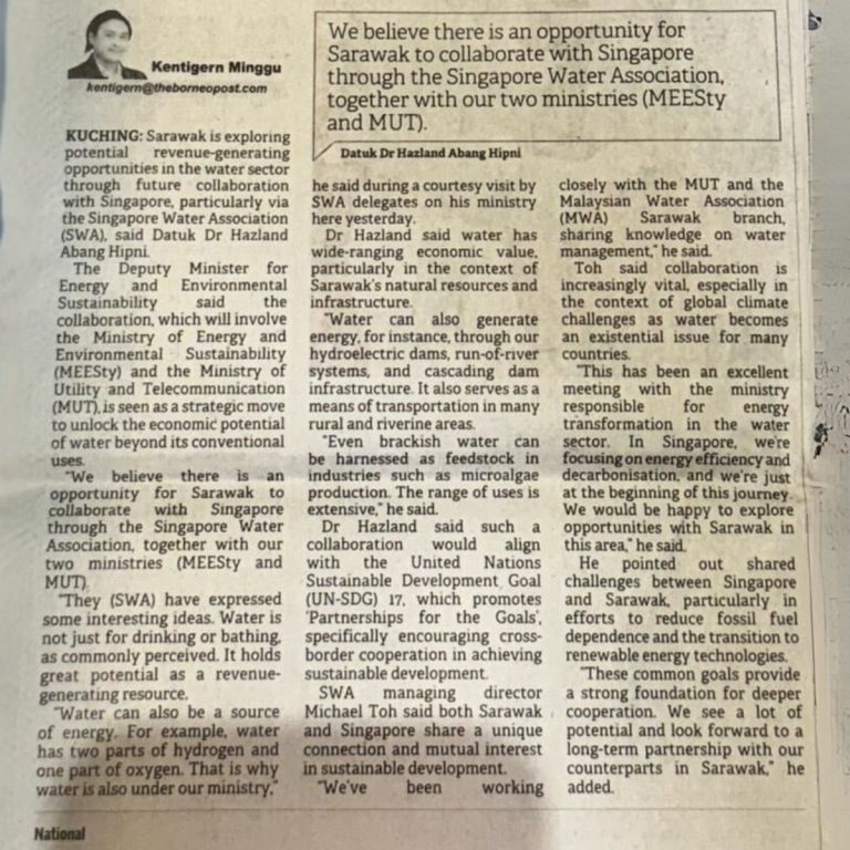 SWA delegates make it to the headlines of daily newspaper 2
