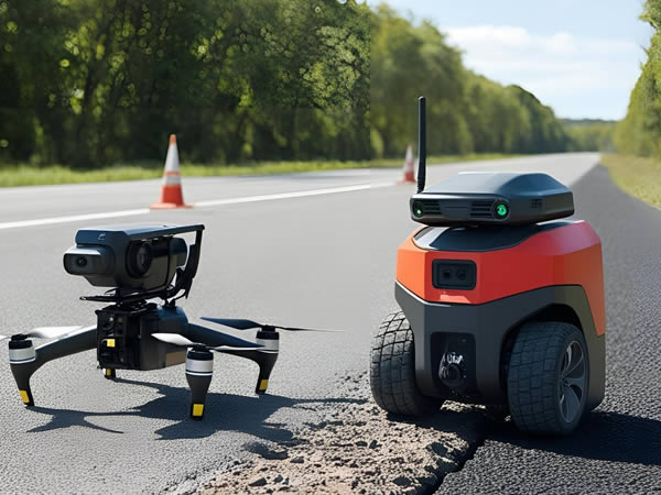 Robotics for remote inspection (CCTV, laser scanning, drones)
