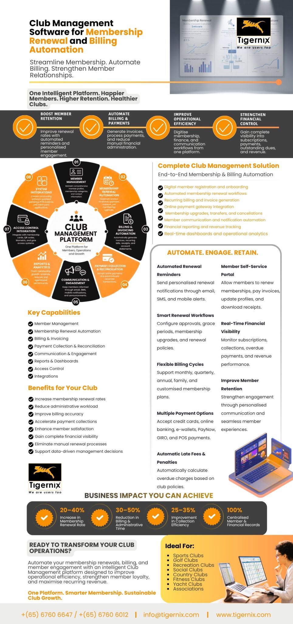 Club Management Software for Membership Renewal and Billing Automation